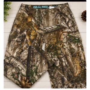 Realtree Edge Hunting Pants Youth Medium 8-10 Camo Cargo Outdoors